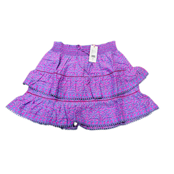 Vineyard Vines Dresses & Skirts - Vineyard Vines‎ Sz M Anegada Block Tiered Ruffled Skirt Bayside Blue Purple NWT
